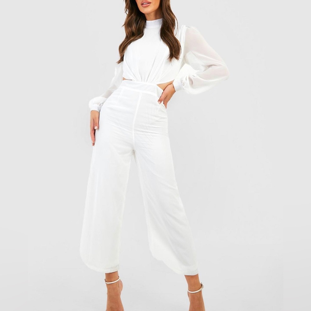 brand new white jumpsuit